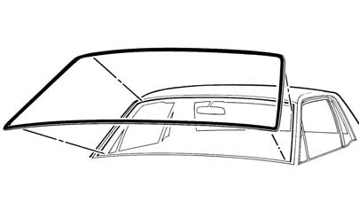 Mustang Coupe Weatherstrip