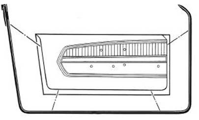Mustang Fastback Weatherstrip