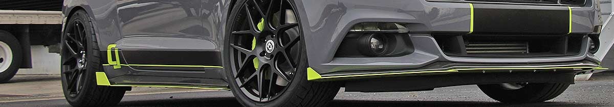 Wheels & Tires Custom Mustang Rims on an S550 Mustang