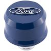 Ford Performance Breather Cap Slant Edge Ford Blue With Raised Ford Oval Logo