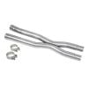 Roush Resonator Delete X-Pipe Stainless Steel Mustang GT 2015-2024/ Dark Horse 2024